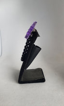 Load image into Gallery viewer, Atomic Star Cardigan Clips in Light Purple and Black