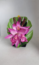 Load image into Gallery viewer, Happy Hour Triple Orchid Hair Flower in Lavender