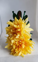Load image into Gallery viewer, Double Chrysanthemum Tiki Hair Flowers in Yellow