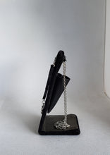 Load image into Gallery viewer, Black Sparkle Spiderweb Necklace