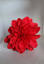 Load image into Gallery viewer, Large Dahlia Hair Flower in Red