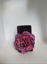 Load image into Gallery viewer, Deep Purple/Burgundy Small Peony Hair Flower