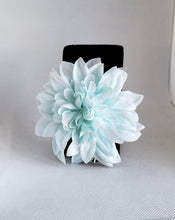 Load image into Gallery viewer, Dahlia Hair Flower in Light Blue