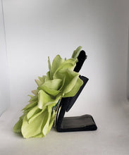 Load image into Gallery viewer, Large Dahlia Hair Flower in Light Green