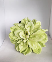Load image into Gallery viewer, Large Dahlia Hair Flower in Light Green