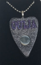 Load image into Gallery viewer, Planchette Necklace in Black and Purple