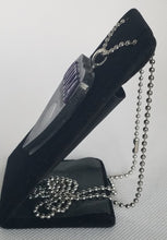 Load image into Gallery viewer, Planchette Necklace in Black and Purple