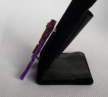 Load image into Gallery viewer, Mermaid Brooch in Amethyst and Brown