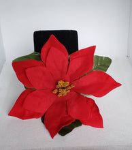 Load image into Gallery viewer, Poinsettia Hair Flower