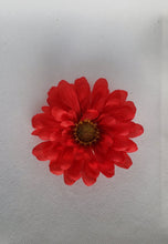 Load image into Gallery viewer, Gerbera Daisy Hair Flower in Red