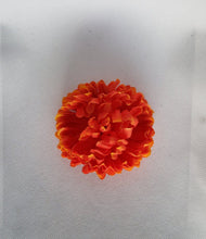 Load image into Gallery viewer, Chrysanthemum Hair Flower in orange