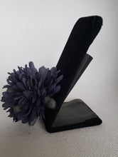 Load image into Gallery viewer, Mini Chrysanthemum Filler Hair Flower in Navy
