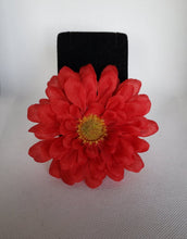 Load image into Gallery viewer, Gerbera Daisy Hair Flower in Red