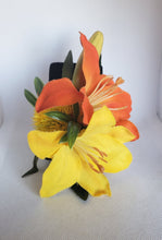 Load image into Gallery viewer, Double Lily and Dandelion Hair Flower