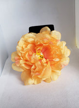 Load image into Gallery viewer, Peony Hair Flower in Orange