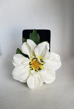 Load image into Gallery viewer, Cream Zinnia Hair Flower