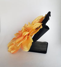 Load image into Gallery viewer, Large Dahlia Hair Flower in Orange