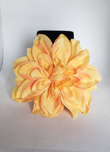 Load image into Gallery viewer, Large Dahlia Hair Flower in Orange