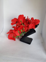 Load image into Gallery viewer, Hydrangea Hair Flower in Red