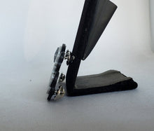 Load image into Gallery viewer, Retro Brooch in Shimmery White and Black