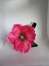 Load image into Gallery viewer, Dark Pink Magnolia Hair Flower