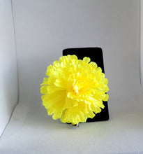 Load image into Gallery viewer, Carnation Hair Flower in Yellow