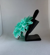 Load image into Gallery viewer, Chrysanthemum Hair Flower in Aqua (Style 2)