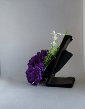 Load image into Gallery viewer, Mini Hydrangea Cluster Hair Flower in Purple
