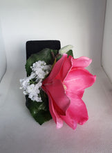 Load image into Gallery viewer, Dark Pink Magnolia Hair Flower