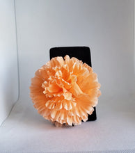 Load image into Gallery viewer, Carnation Hair Flower in Orange