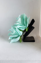 Load image into Gallery viewer, Double Rose Hair Clip in Aqua