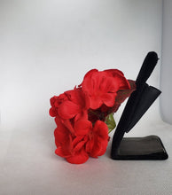 Load image into Gallery viewer, Geranium Cluster Hair Flower in Red