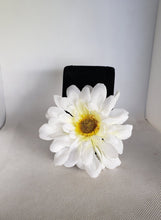 Load image into Gallery viewer, Gerbera Daisy Hair Flower in off white