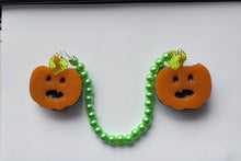 Load image into Gallery viewer, Jack-o-lantern Cardigan Clips