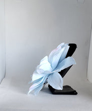 Load image into Gallery viewer, Large Baby Blue and Pink Dahlia Hair Flower