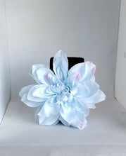 Load image into Gallery viewer, Large Baby Blue and Pink Dahlia Hair Flower