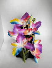 Load image into Gallery viewer, Multicolor Butterfly Orchid Hair Flowers