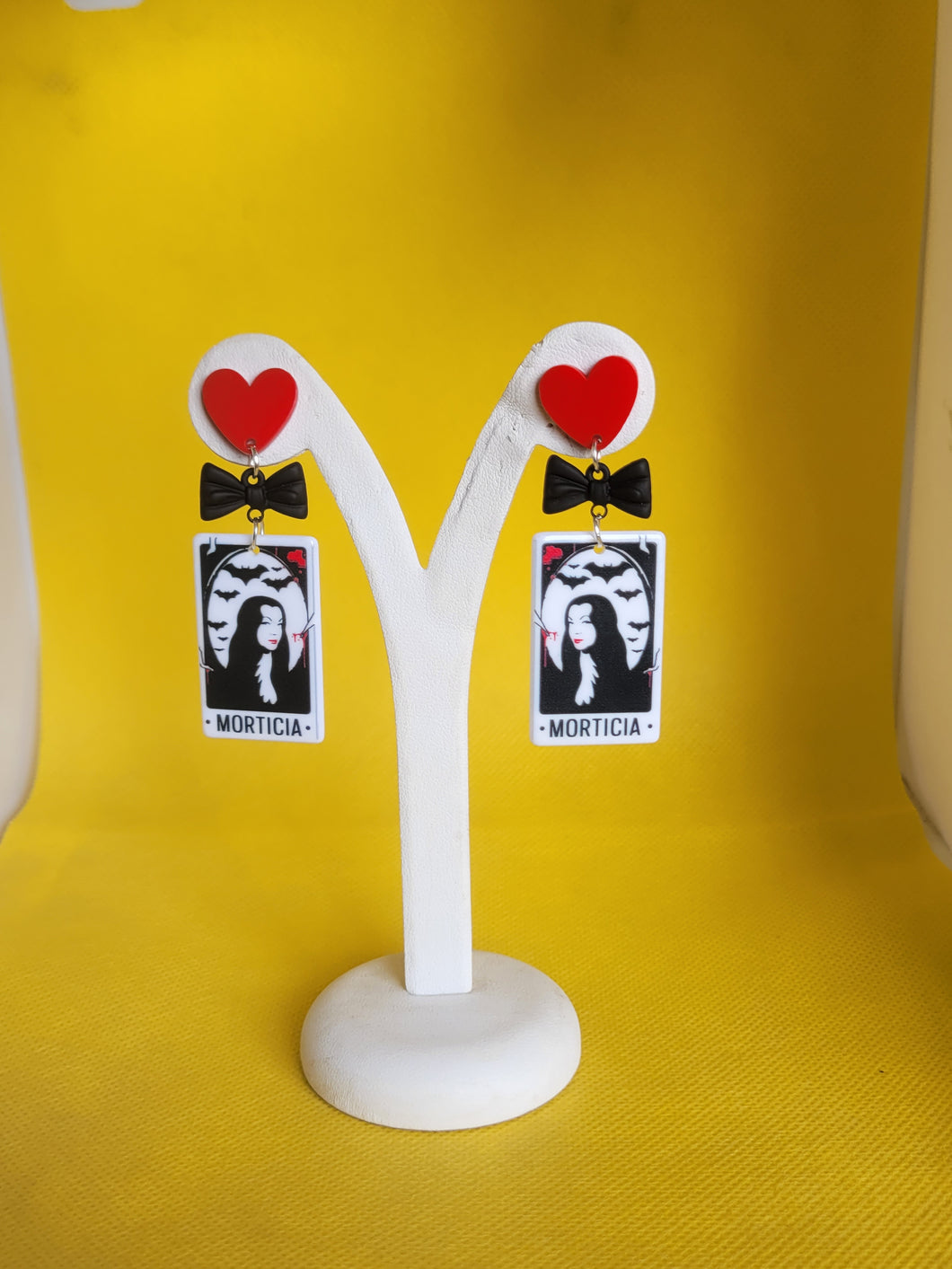 Acrylic Morticia Earrings