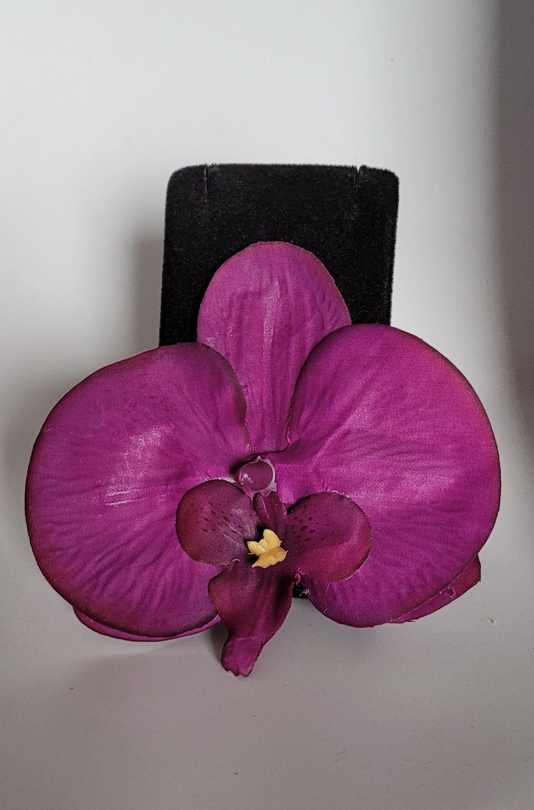 Large Orchid Hair Flower in Purple