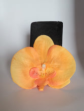Load image into Gallery viewer, Large Orchid Hair Flower in Orange
