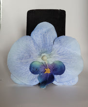 Load image into Gallery viewer, Large Orchid Hair Flower in Light Blue
