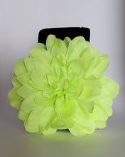 Load image into Gallery viewer, Dahlia Hair Flower in Lime Green
