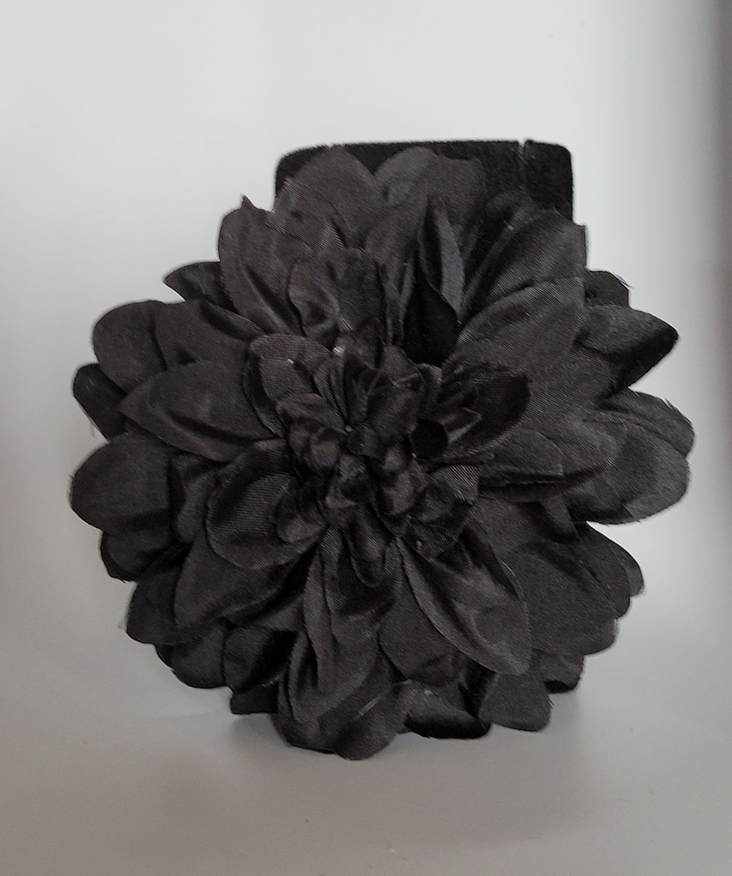 Dahlia Hair Flower in Black