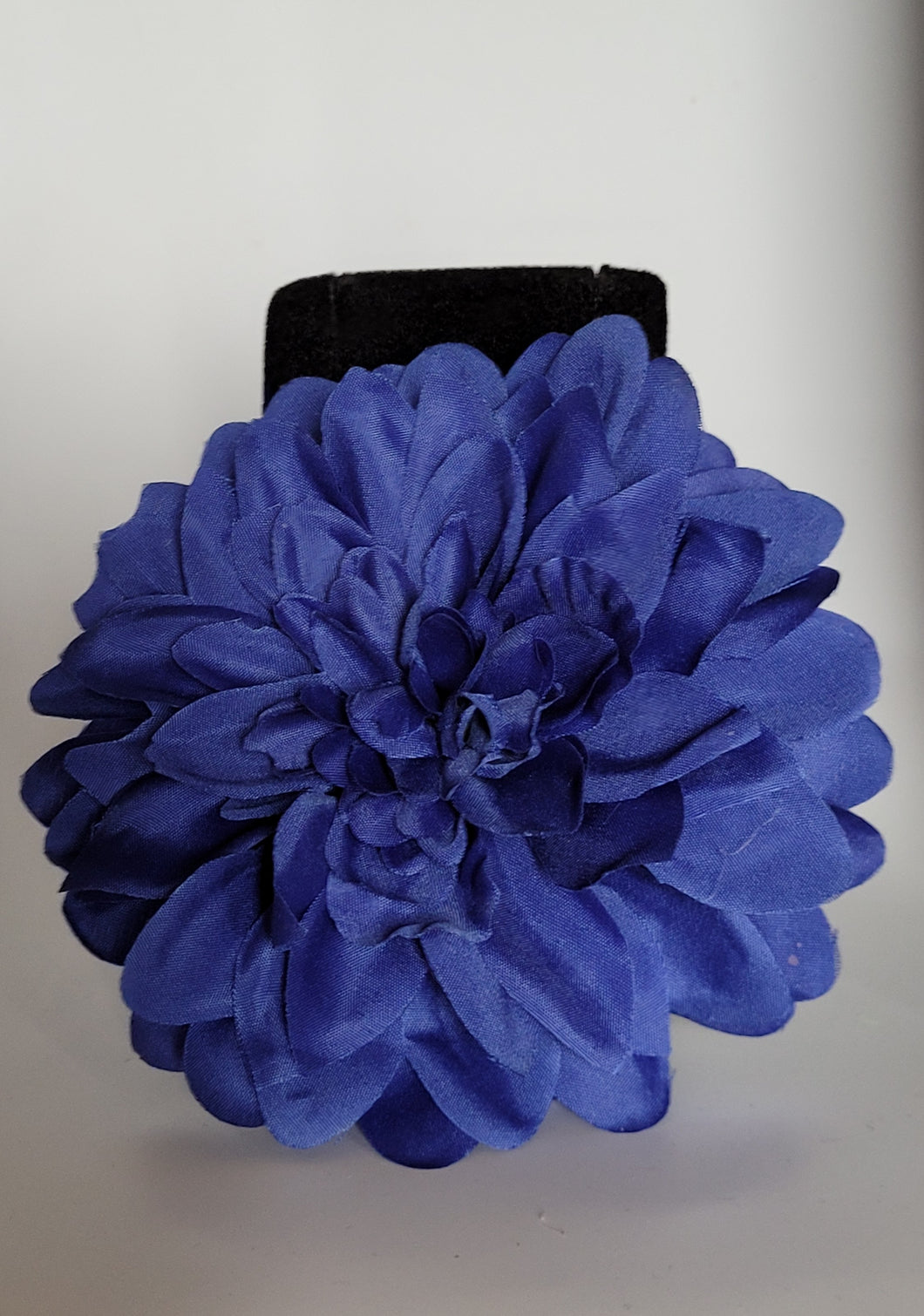 Dahlia Hair Flower in Blue