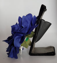 Load image into Gallery viewer, Dahlia Hair Flower in Blue
