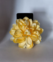 Load image into Gallery viewer, Dahlia Hair Flower in Yellow
