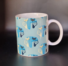 Load image into Gallery viewer, Black and White Atomic Cats Coffee Mug
