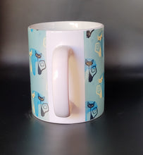 Load image into Gallery viewer, Black and White Atomic Cats Coffee Mug
