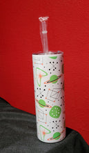 Load image into Gallery viewer, Atomic Boomerang Tumbler in Green, Orange, and Black
