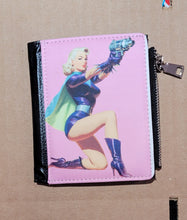 Load image into Gallery viewer, Small Science Fiction Pinup Wallet (Style 1)
